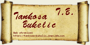 Tankosa Bukelić vizit kartica